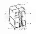 Fig. 01 - Dispensing cabinet and method for the controlled dispensing of objects