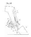 Fig. 07 - Implement with linkage assembly and work assembly wherein work assembly has dynamic skid shoe and a scraping edge