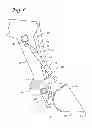 Fig. 09 - Implement with linkage assembly and work assembly wherein work assembly has dynamic skid shoe and a scraping edge