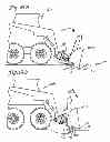 Fig. 22 - Implement with linkage assembly and work assembly wherein work assembly has dynamic skid shoe and a scraping edge