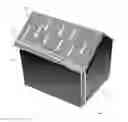 Fig. 01 - Rain Gutter System For Mounting Atop a Roof