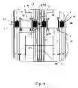 Fig. 02 - Magneto inductive flow measuring device having a coil core protruding out from the coil