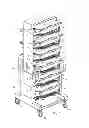Fig. 02 - Device for supporting a plurality of flexible containers for liquid