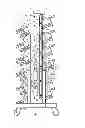 Fig. 09 - Device for supporting a plurality of flexible containers for liquid