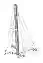Fig. 01 - BASE BEAM FOR SUPPORTING A SELF-PROPELLED DERRICK RIG