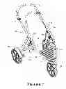Fig. 08 - Collapsible two seat perambulator