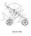 Fig. 16 - Collapsible two seat perambulator