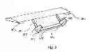 Fig. 03 - Wind power device with dynamic sail, streamlined cable or enhanced ground mechanism