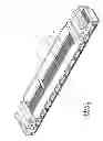 Fig. 02 - Core for a Primary of a Linear Induction Motor