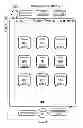 Fig. 35 - Accessing electronic notifications and settings icons with gestures