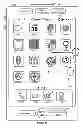 Fig. 44 - Accessing electronic notifications and settings icons with gestures