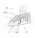 Fig. 01 - Method for producing an aircraft structure component having an outer skin provided with electric conductor elements