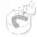Fig. 01 - Molding artificial teeth in denture base disc