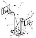 Fig. 01 - Transportable basketball tournament system