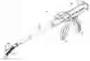 Fig. 01 - Surgical instrument with actuator spring arm