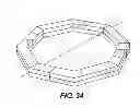 Fig. 35 - Self-assembling magnetic anastomosis device having an exoskeleton