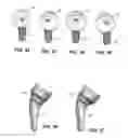 Fig. 11 - Modular reverse shoulder prostheses