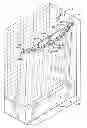 Fig. 01 - METHOD OF INSTALLING A SHOWER ROD MOUNTING BRACKET