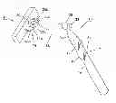 Fig. 01 - Razor with cutting blade rotatable about multiple axes