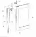 Fig. 01 - Shower door assembly including a mechanism for convenient assembly