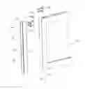 Fig. 02 - Shower door assembly including a mechanism for convenient assembly
