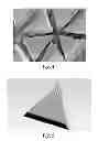Fig. 04 - Abrasive article with shaped abrasive particles with grooves