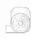Fig. 43 - Cyclone such as for use in a surface cleaning apparatus
