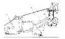 Fig. 01 - Lifting system for a harvester with a pivotable cylinder