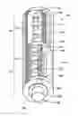 Fig. 01 - Rotary piston type actuator with pin retention features