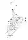 Fig. 16 - Supporting device for mounting a furrow device on a seed tube