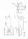Fig. 19 - Supporting device for mounting a furrow device on a seed tube