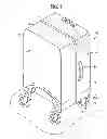 Fig. 02 - Retractable spinner wheels for a luggage case
