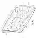 Fig. 03 - SEALABLE SECTIONED CONTAINER WITH RECESSED COMPARTMENTS