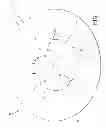 Fig. 10 - Rupture disc having laser-defined line of weakness with disc opening and anti-fragmentation control structures