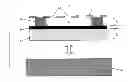 Fig. 01 - Detector-readout interface for an avalanche particle detector