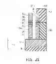 Fig. 22 - Semiconductor memory device having crossing interconnects separated by stacked films