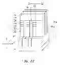 Fig. 23 - Semiconductor memory device having crossing interconnects separated by stacked films