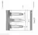 Fig. 34 - Trench gated power device with multiple trench width and its fabrication process