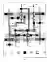Fig. 13 - Semiconductor chip including region having cross-coupled transistor configuration with offset electrical connection areas on gate electrode forming conductive structures and at least two different inner extension distances of gate electrode forming conductive structures