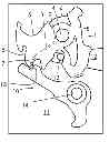 Fig. 01 - Motor vehicle lock with automatic relubrication