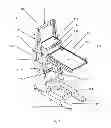 Fig. 02 - Convertible multifunction overbed table and chair