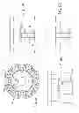 Fig. 07 - DUAL MAGNETIC PHASE STATOR LAMINATIONS FOR STATOR PERMANENT MAGNET ELECTRIC MACHINES