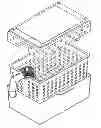 Fig. 01 - Multipurpose household appliance for complete cleaning and organizing to help improve the hygiene of baby bottles and also more distinct washable items used for babies and toddlers