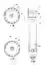 Fig. 44 - Methods of modifying erect concealed antenna towers and associated modified towers and devices therefor