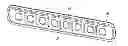 Fig. 01 - Swaged filter sandwich and weir plate