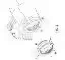 Fig. 04 - Pivotally connected structure allowing lens replacement and lens angle adjustment