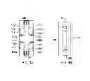 Fig. 04 - Thermal transfer and coolant-cooled structures facilitating cooling of electronics card(s)