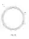 Fig. 04 - LED lamp with remote phosphor on a cap structure