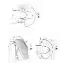 Fig. 08 - Mounting arrangement and method for mounting an optical member to an oblong luminaire