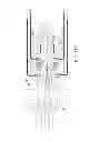 Fig. 22 - Light beam collimator particularly suitable for a densely packed array